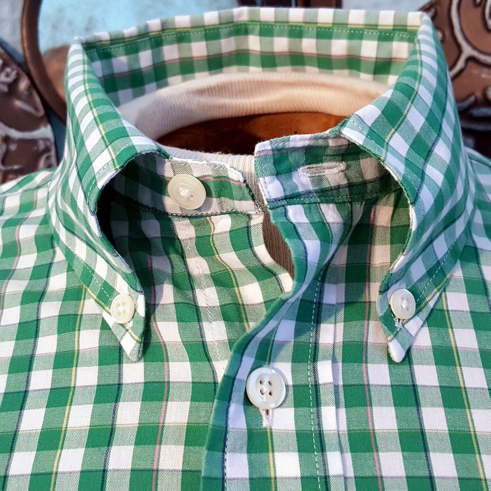 Brooks Brothers Men Sz M Button Front Shirt LS
